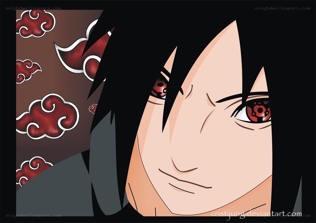 Sasuke Uchiha with Sharingan