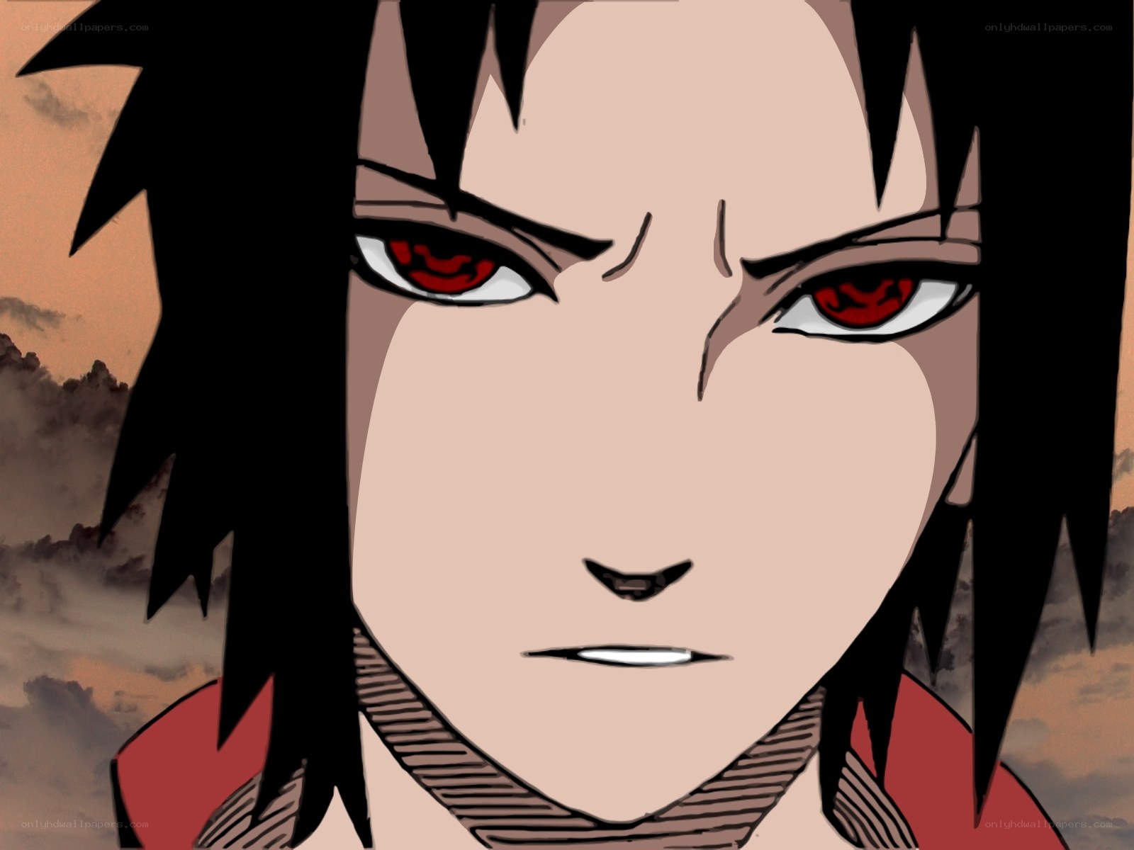 Sasuke Uchiha with Sharingan