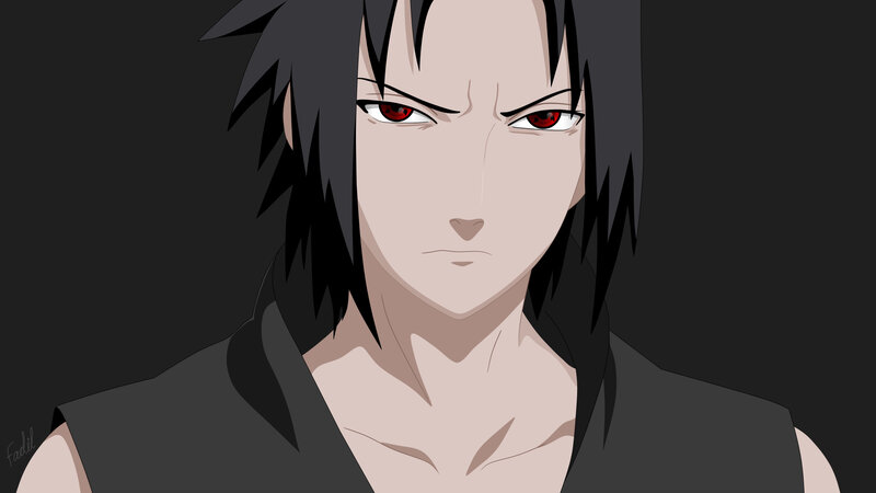 Sasuke Uchiha with Sharingan