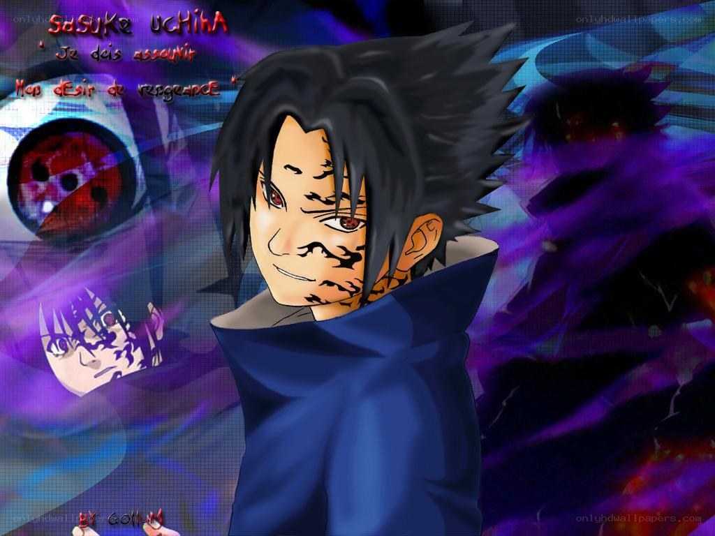 Sasuke Uchiha with Sharingan