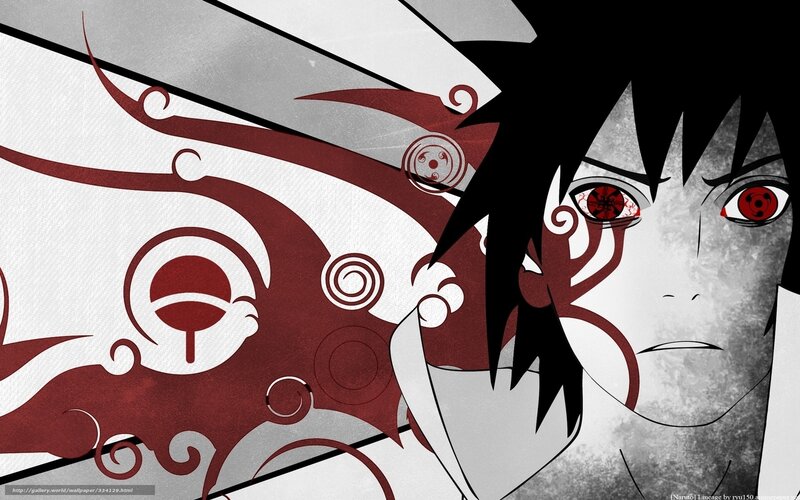 Sasuke Uchiha with Sharingan