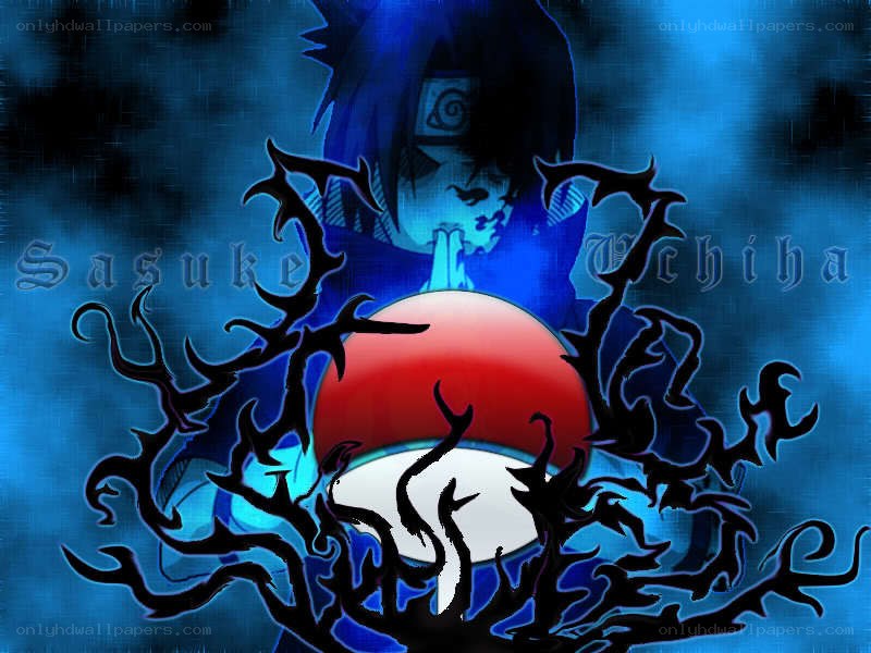 Sasuke Uchiha with Sharingan