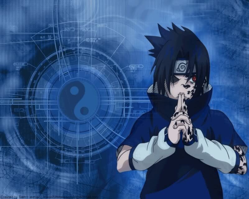 Sasuke Uchiha with Sharingan
