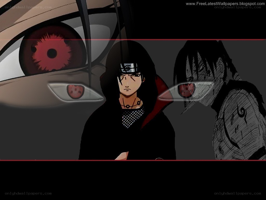 Sasuke Uchiha with Sharingan eyes