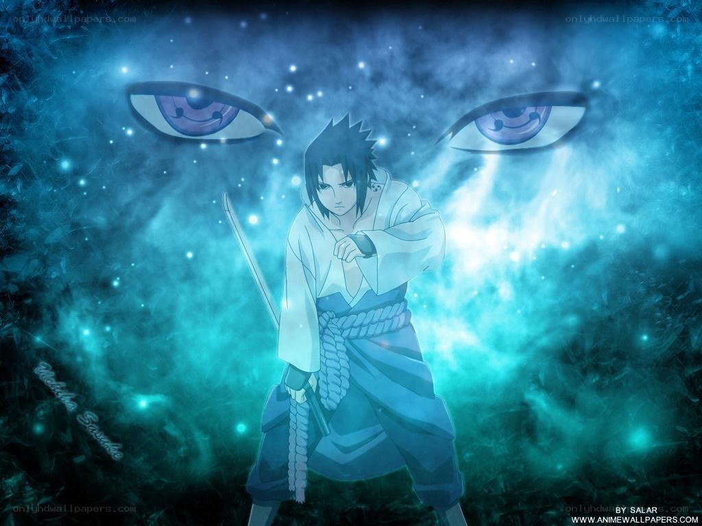 Sasuke Uchiha with Sharingan eyes