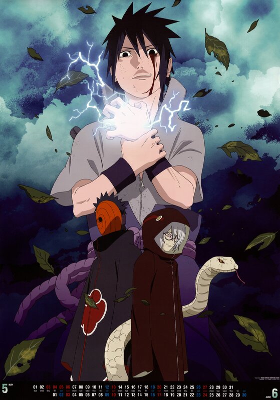 Sasuke with Akatsuki members