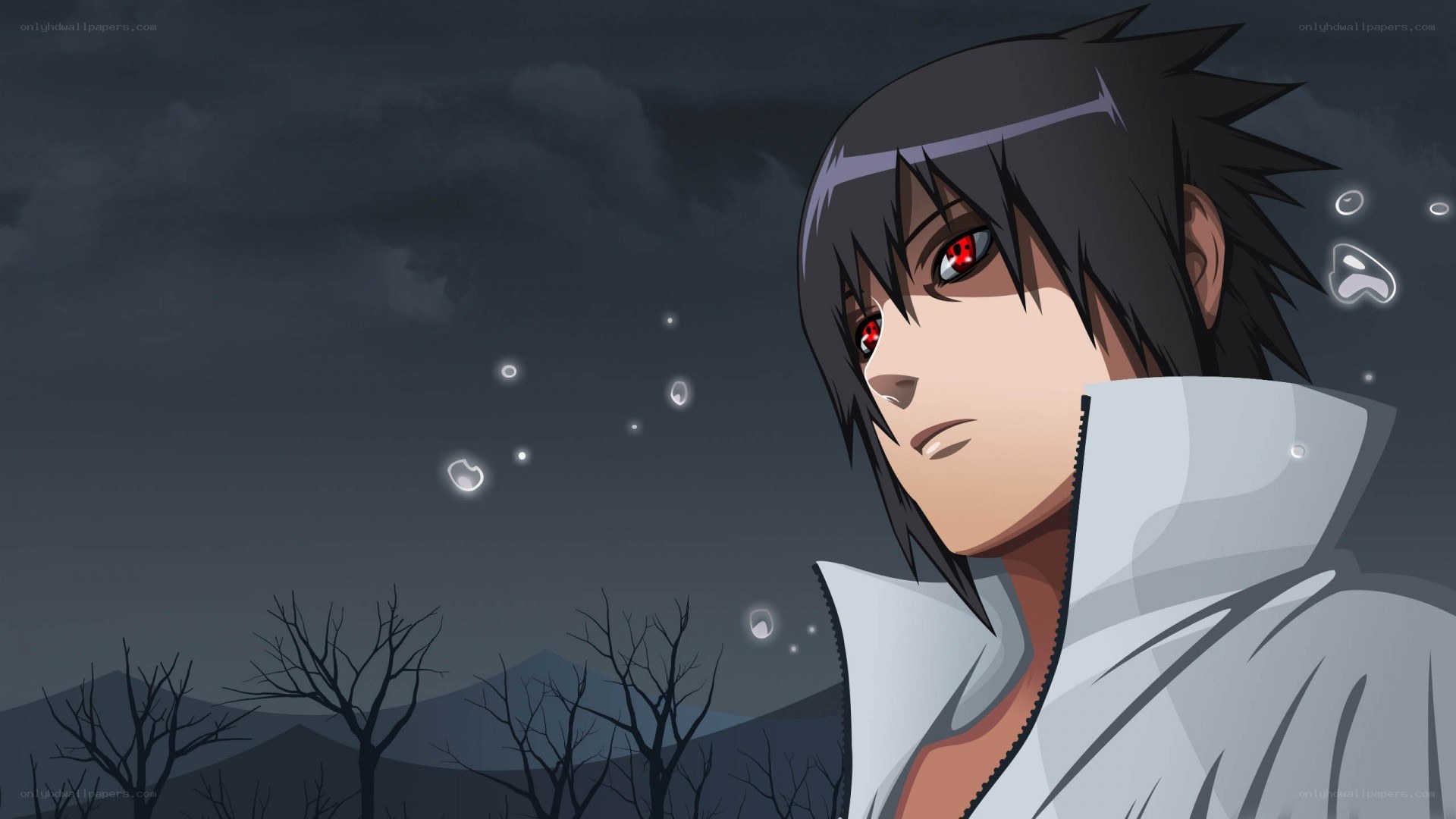 Sasuke with red eyes