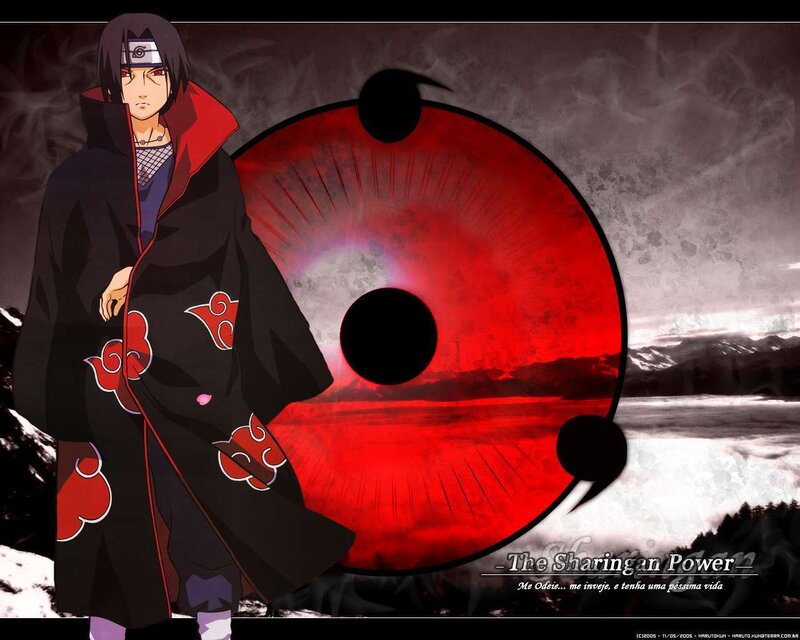 Sasuke with Sharingan Power