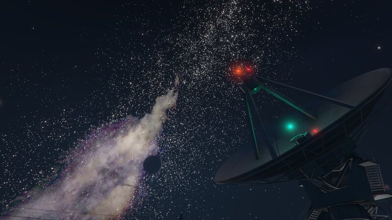 Satellite Dish in Space