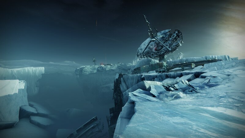 Satellite Dish on Ice