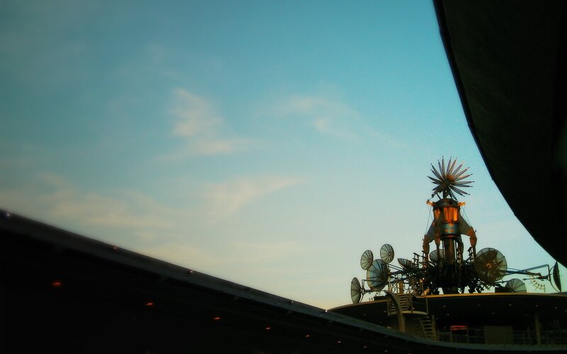 Satellite Dish Sculpture