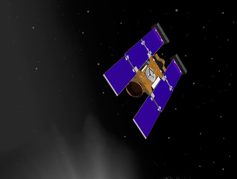 Satellite in space