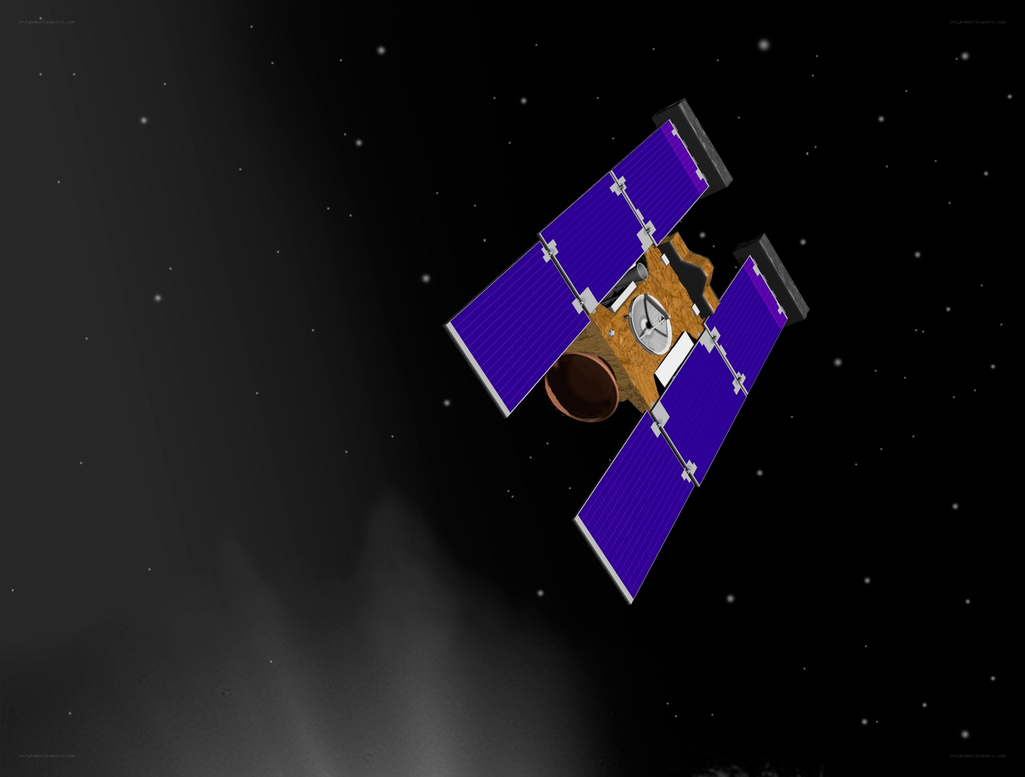 Satellite in space