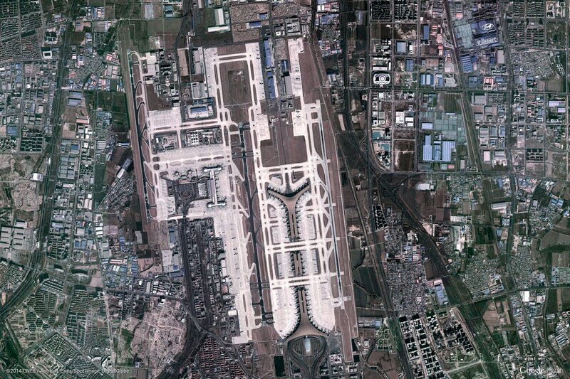 Satellite View of Airport