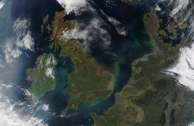 Satellite View of Britain