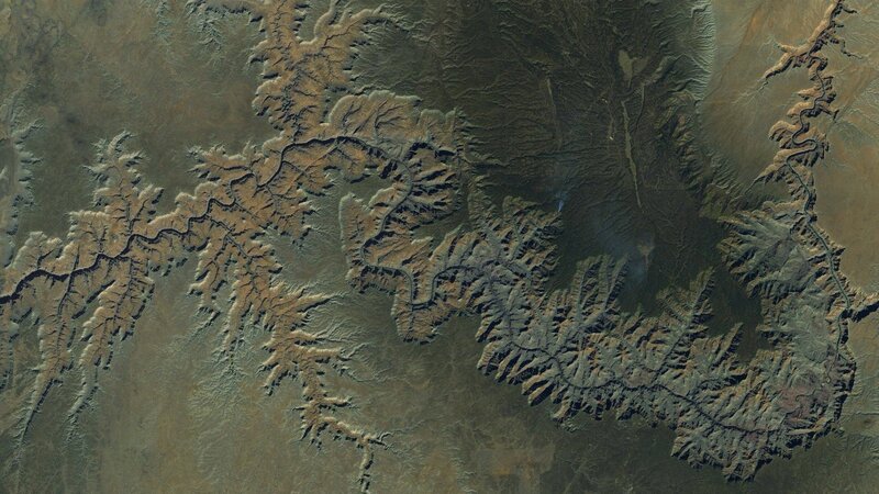 Satellite View of Canyon