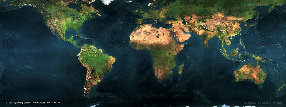 Satellite view of Earth
