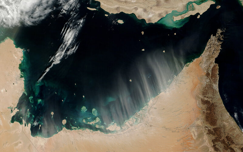 Satellite View of Gulf