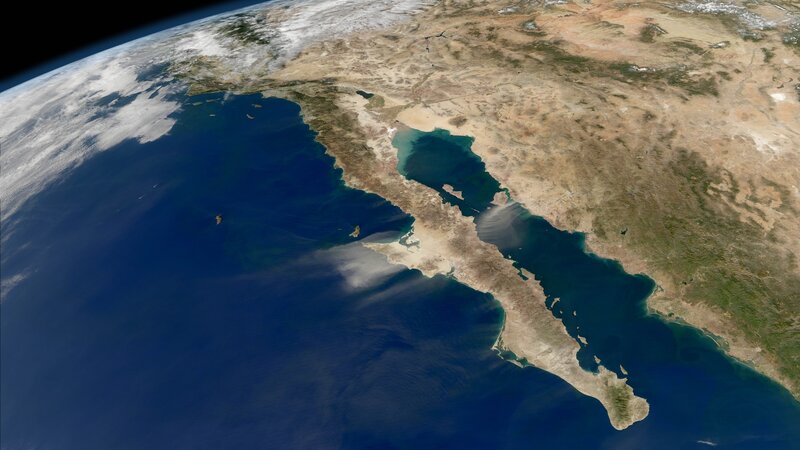 Satellite view of Italy