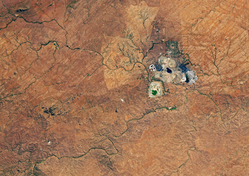 Satellite View of Mine