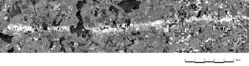 satellite view of rural landscape