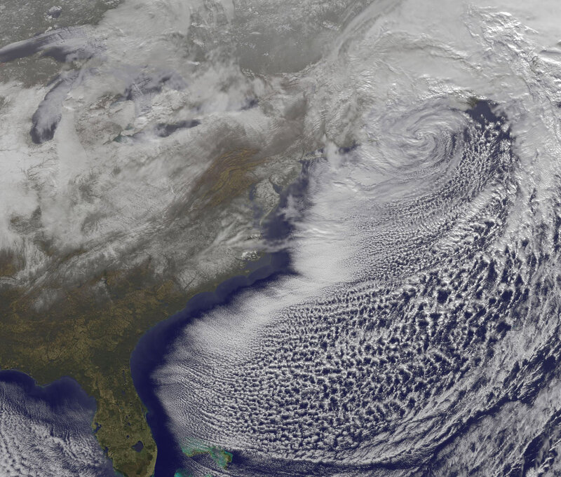 Satellite View of Storm