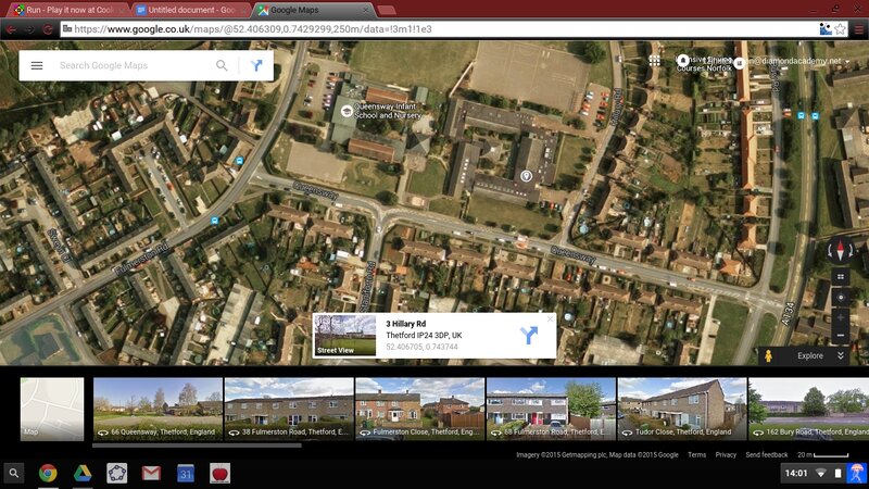 Satellite View of Thetford