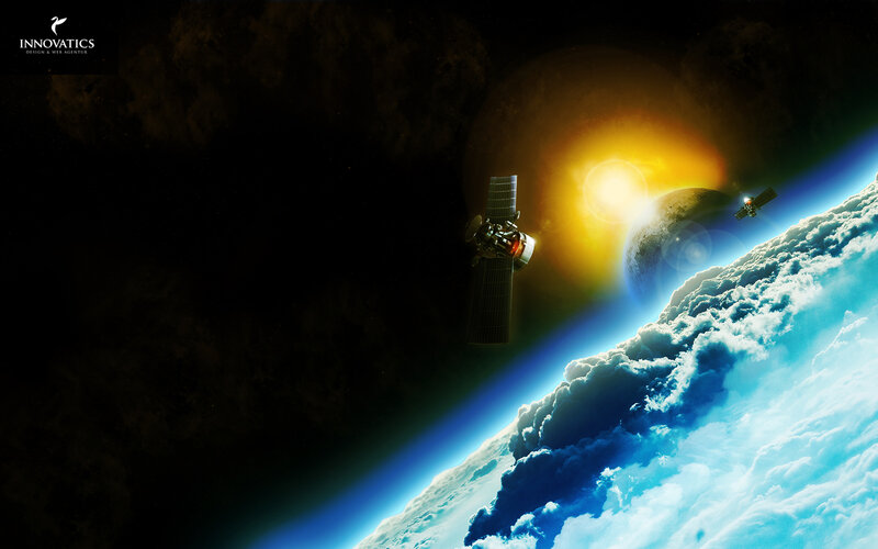 Satellites Orbiting Planet
