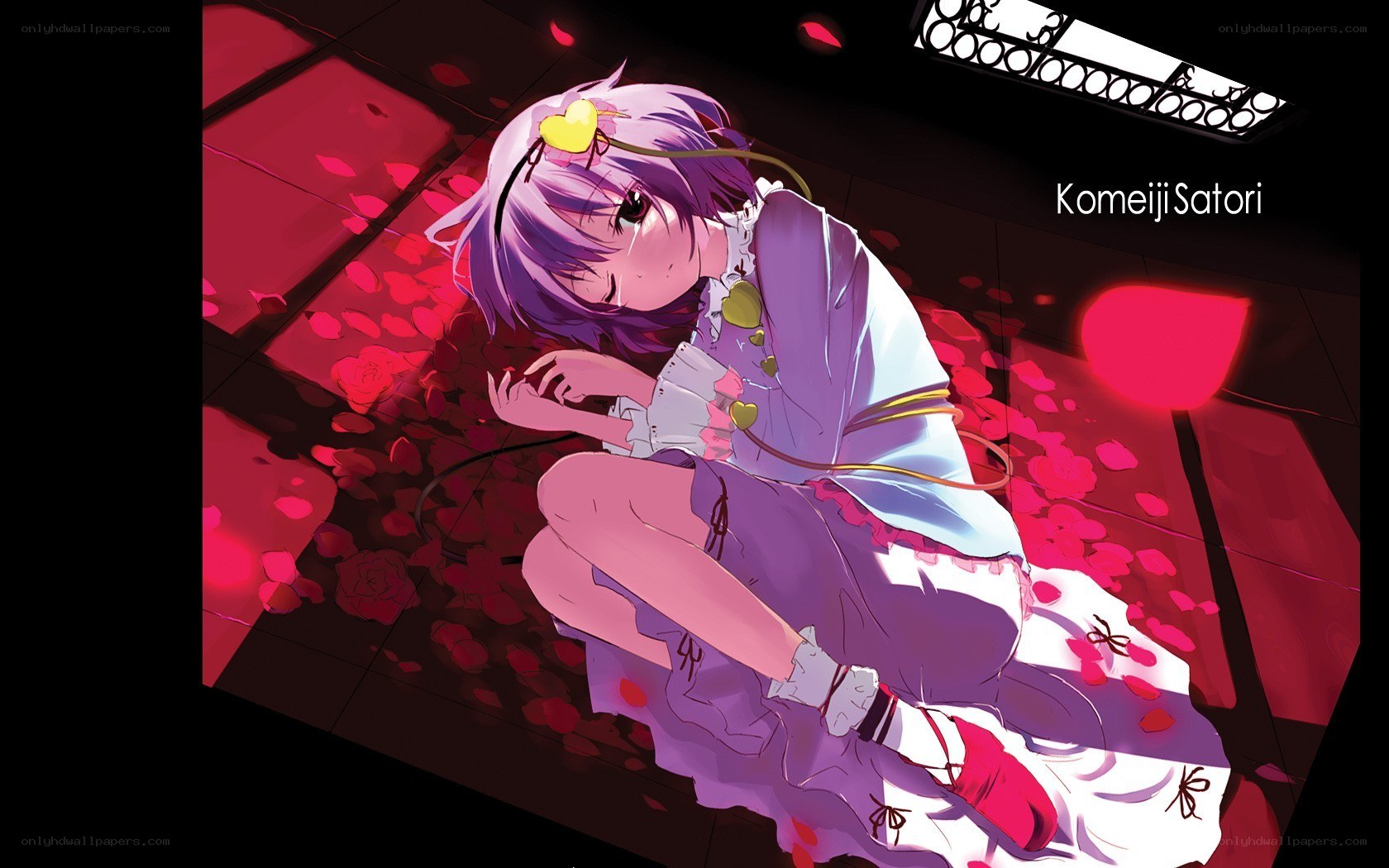 Satori in a rose garden
