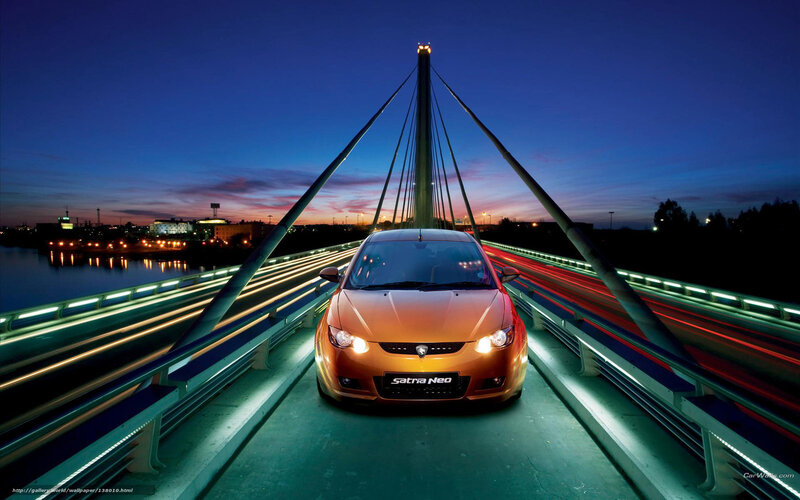 Satra Neo on a bridge at dusk