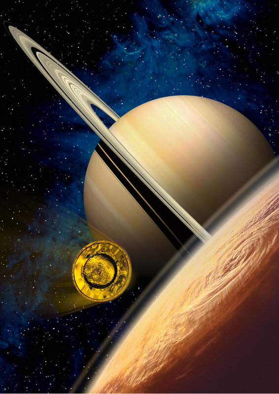 Saturn and its rings