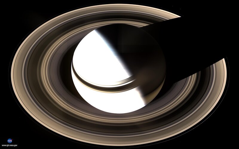 Saturn and its rings