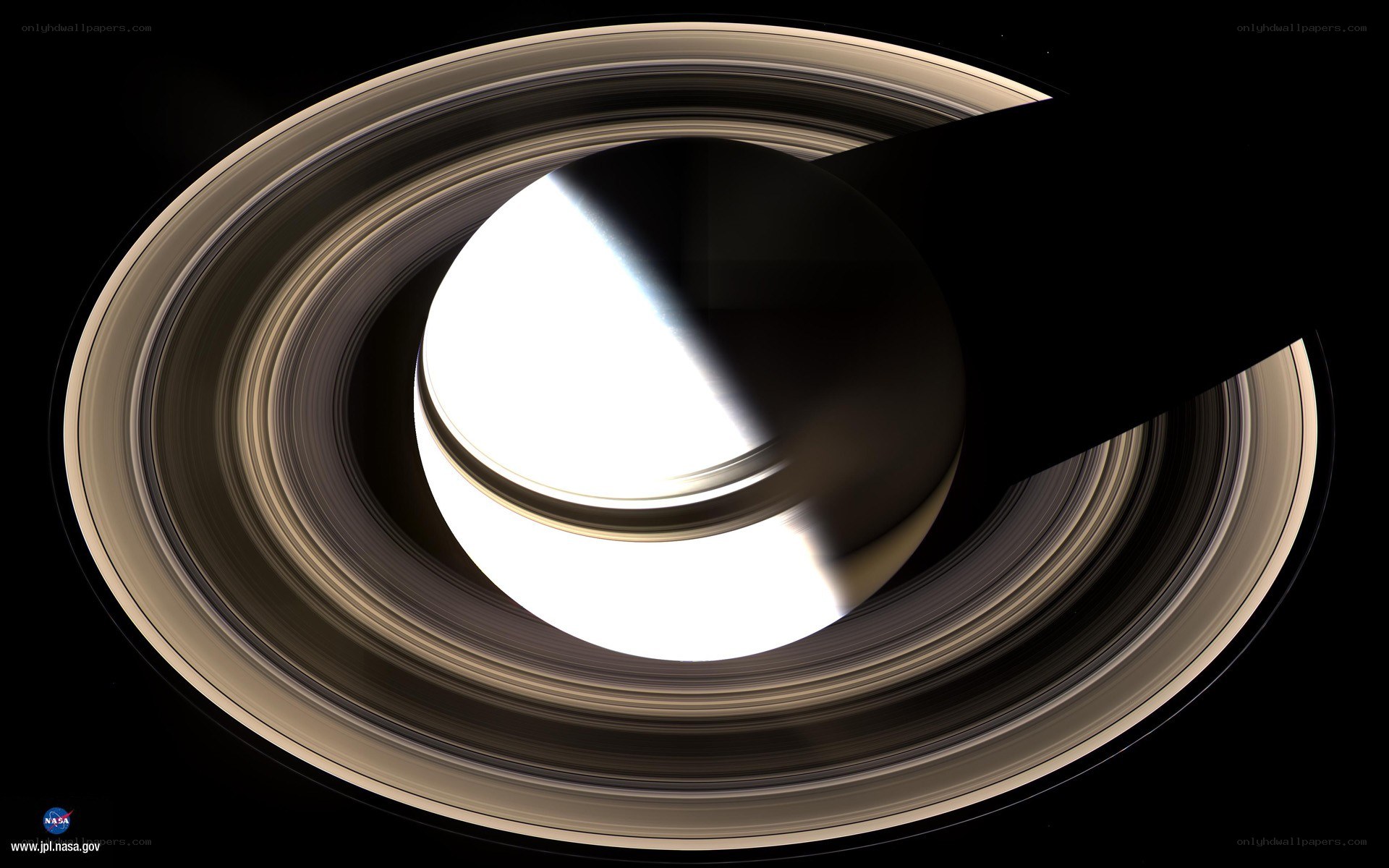 Saturn and its rings