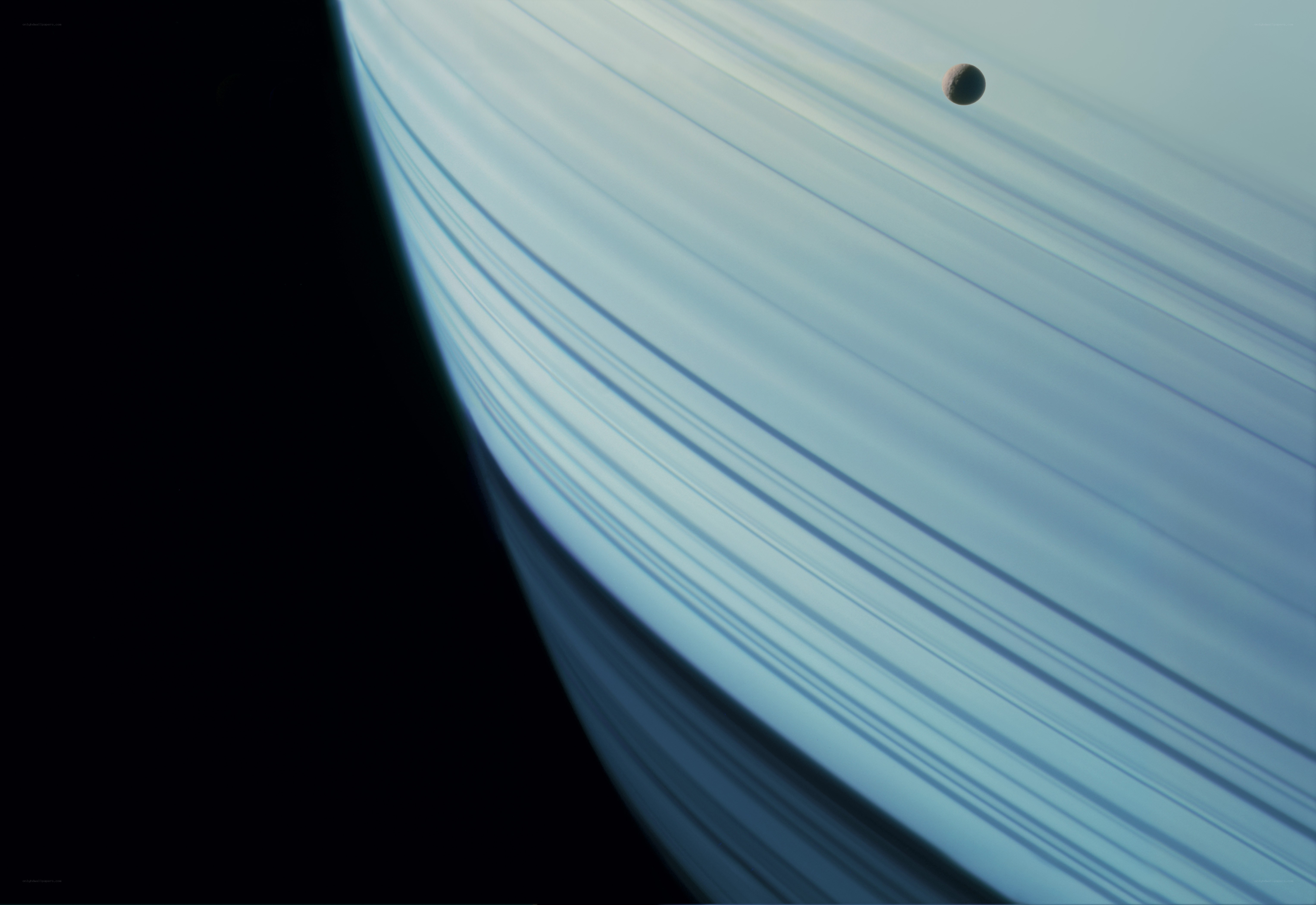 Saturn and its rings