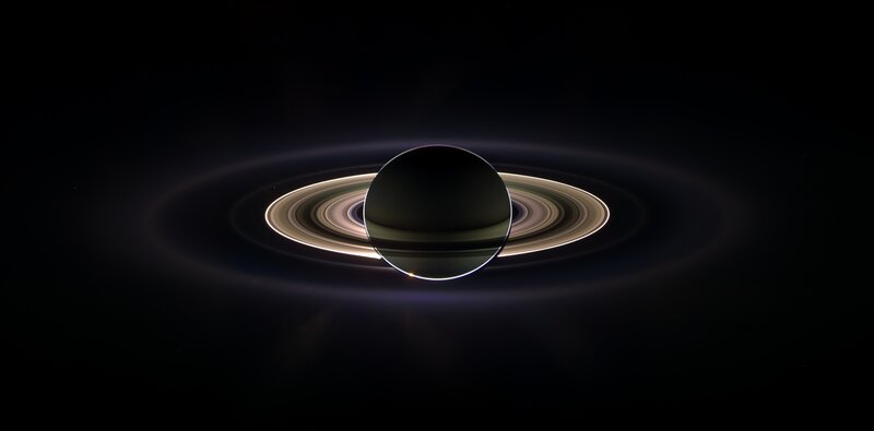 Saturn and its rings