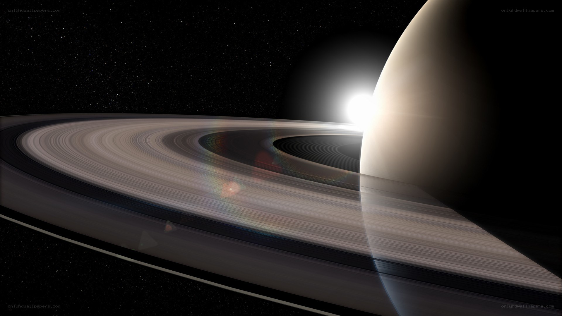 Saturn and its rings