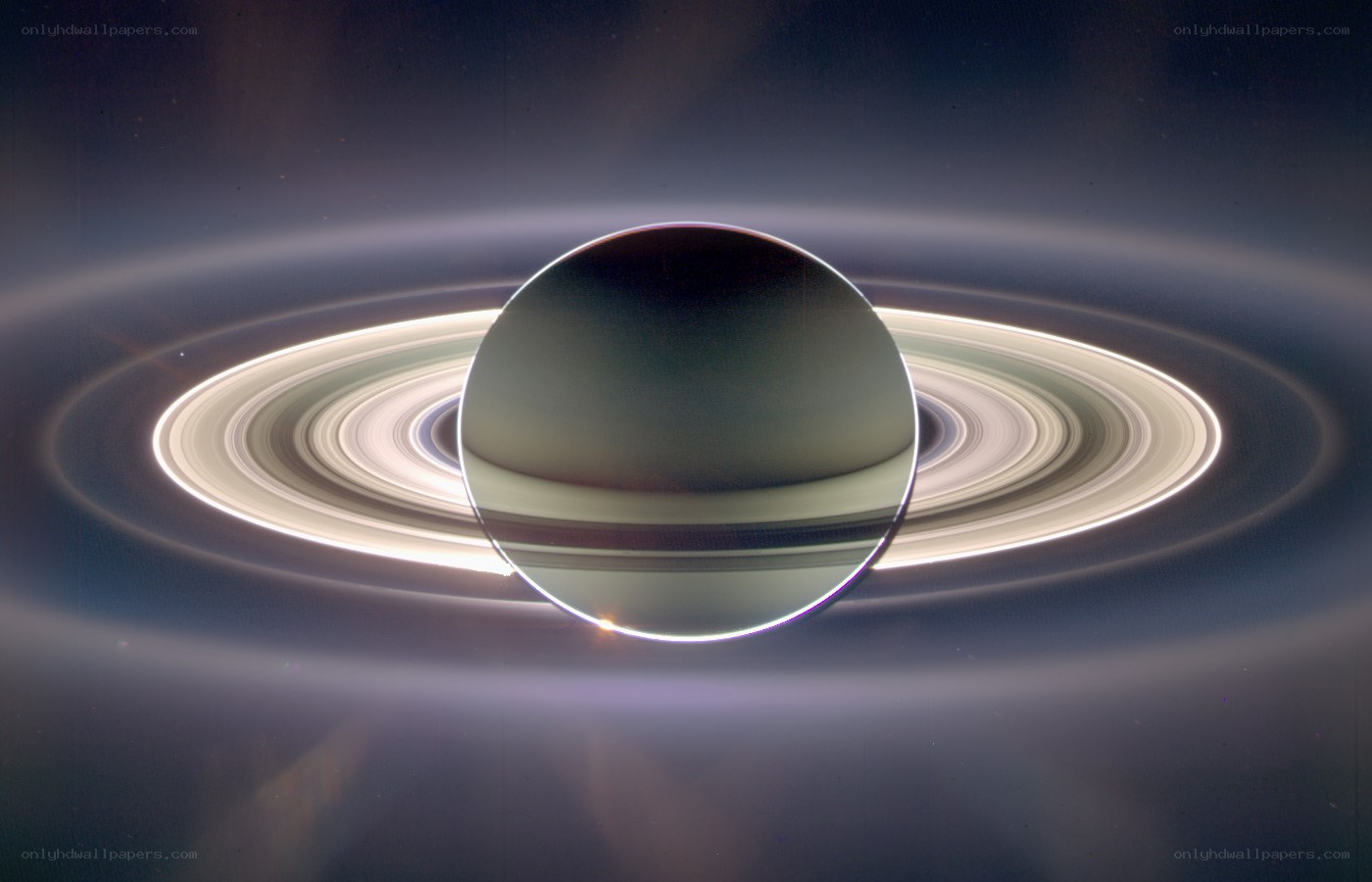 Saturn and its rings