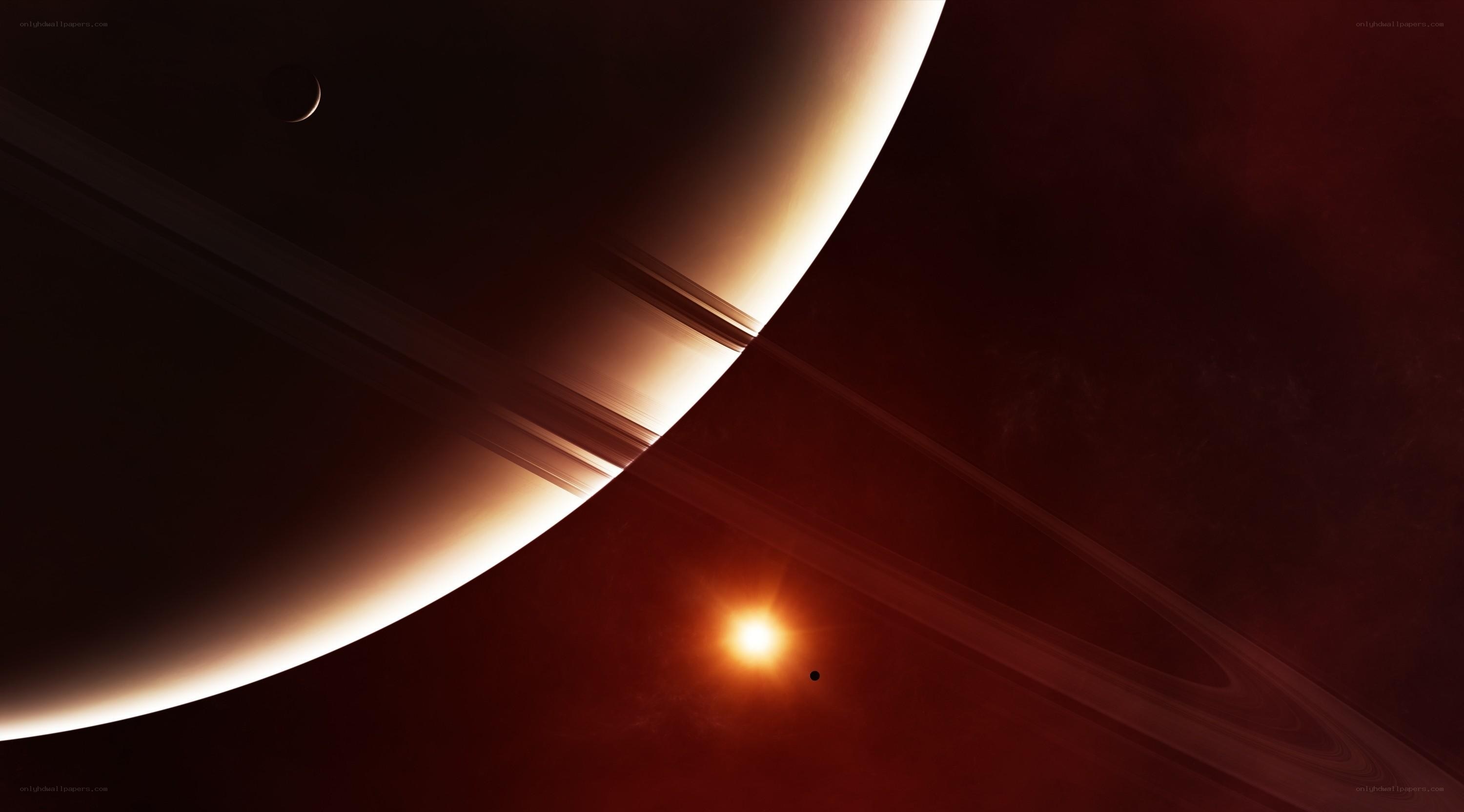 Saturn and its rings