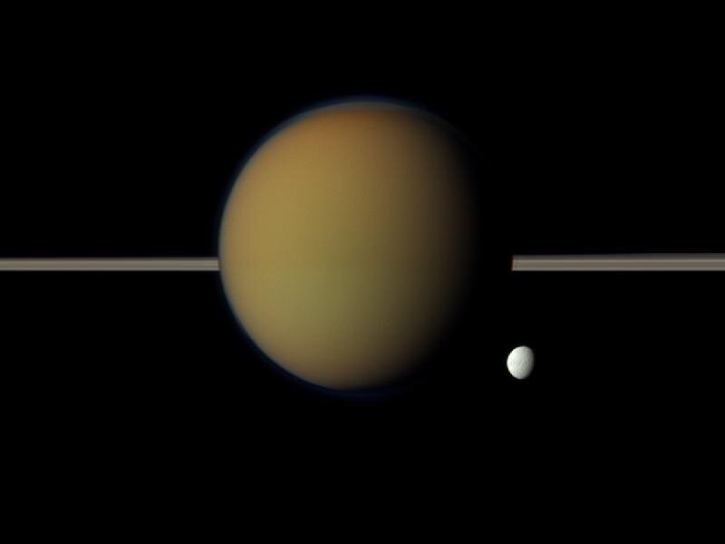 Saturn and Moon