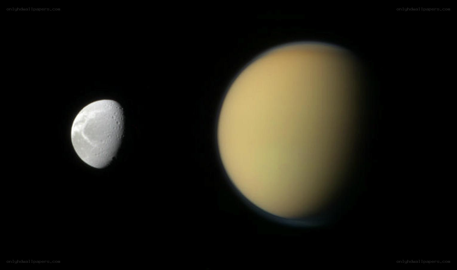 Saturn and Titan
