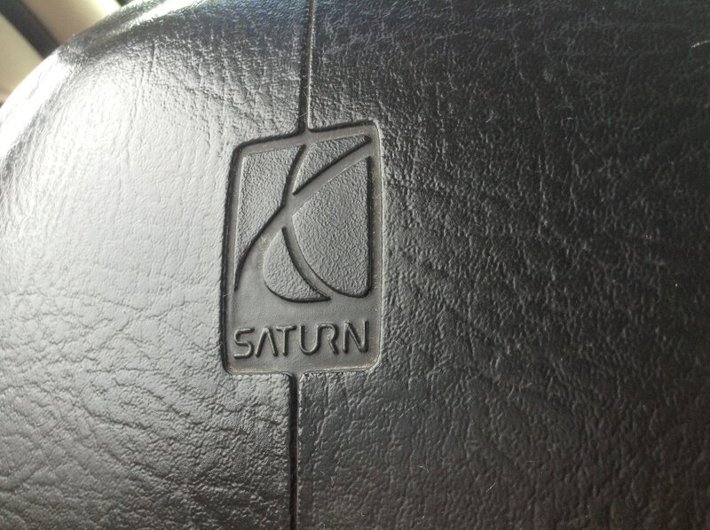 Saturn Logo on Steering Wheel