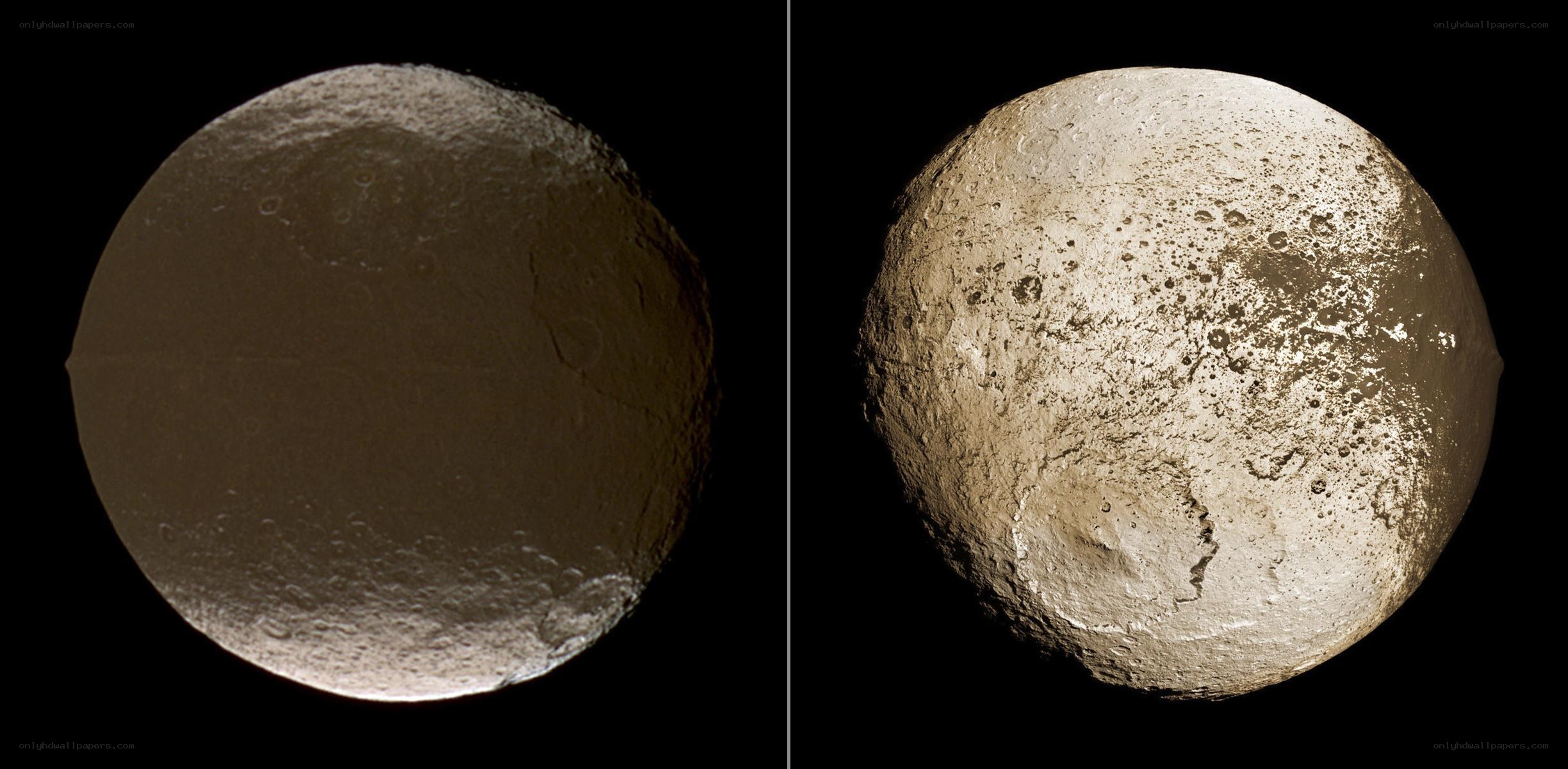 Saturn's moon Dione