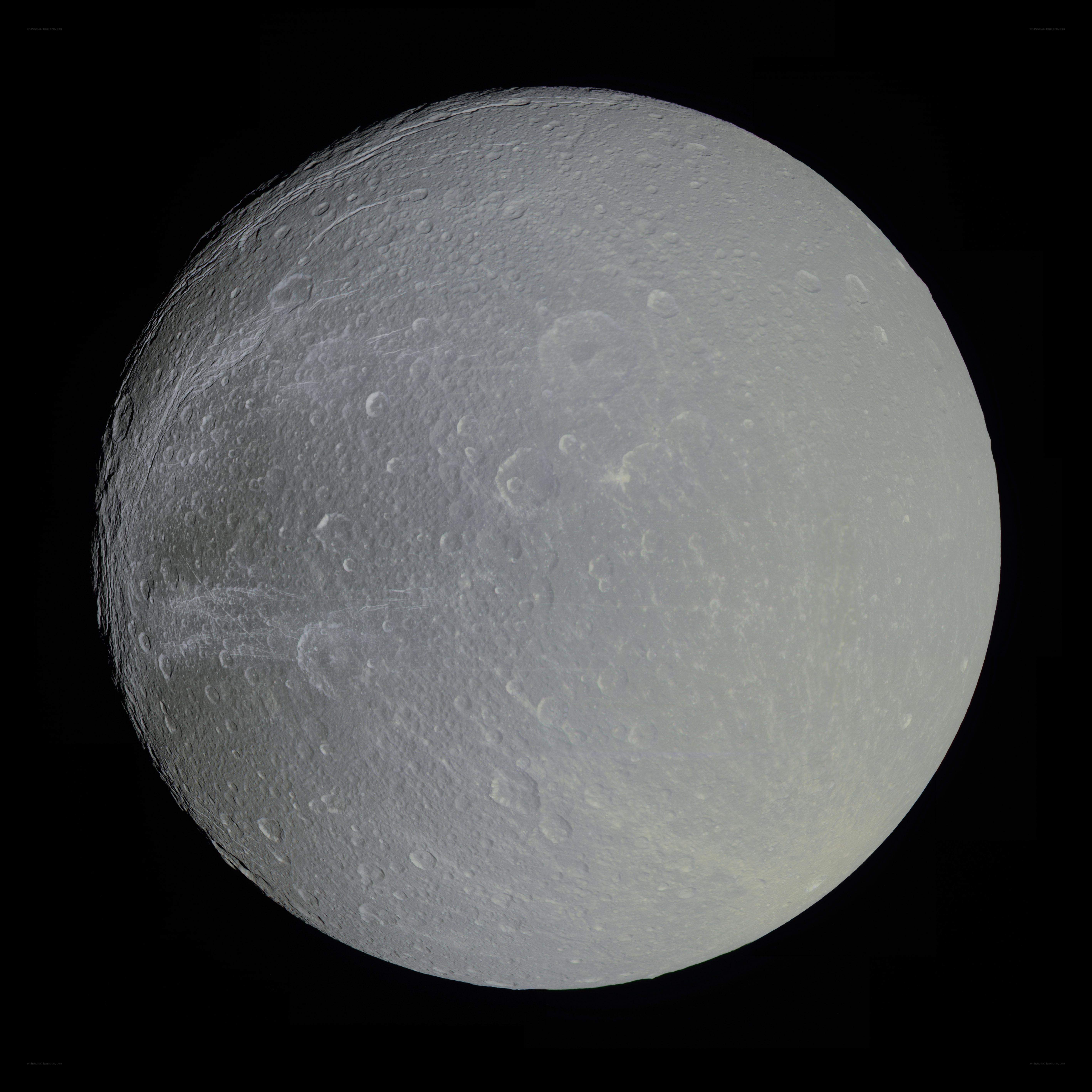 Saturn's moon Tethys