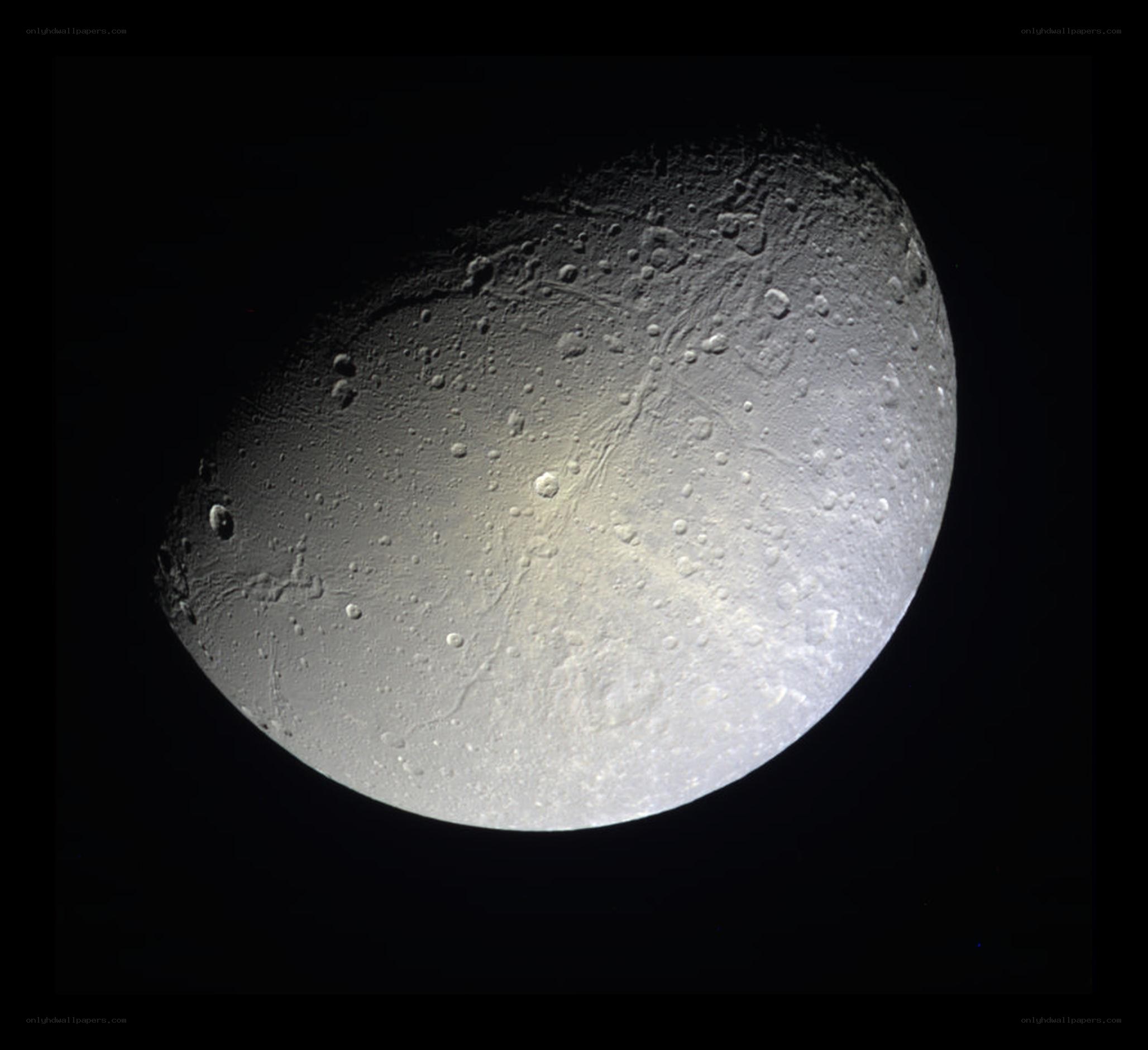 Saturn's moon Tethys