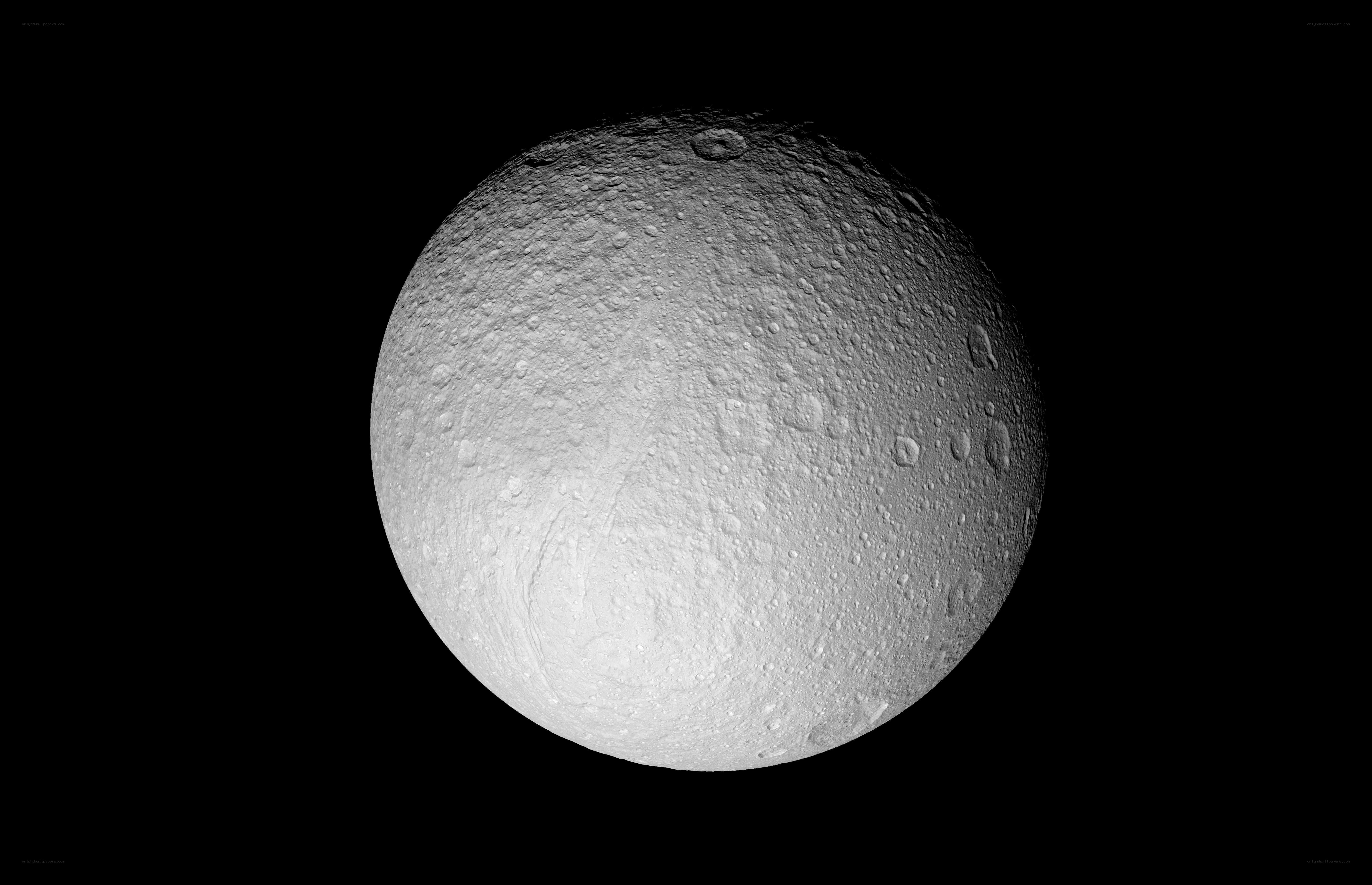 Saturn's moon Tethys