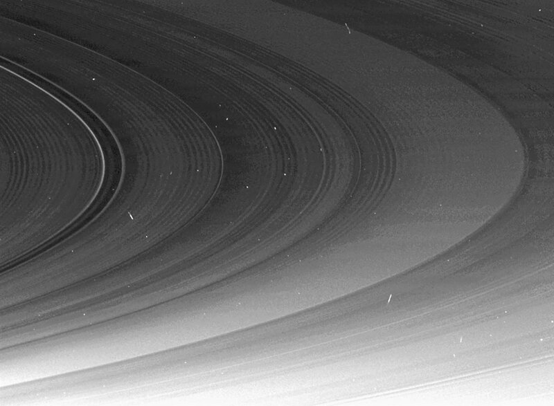 Saturn's rings from space