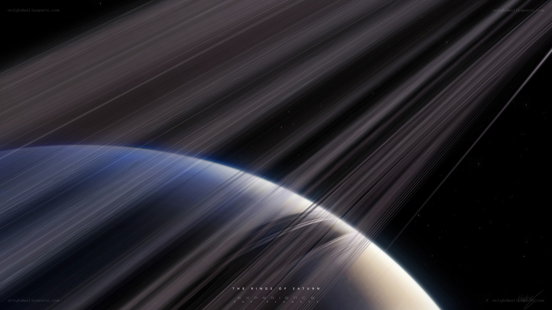 Saturn's rings from space