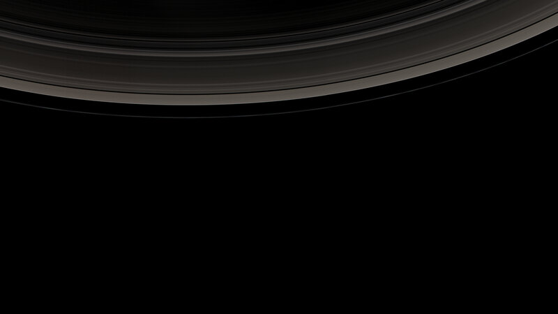 Saturn's rings from space