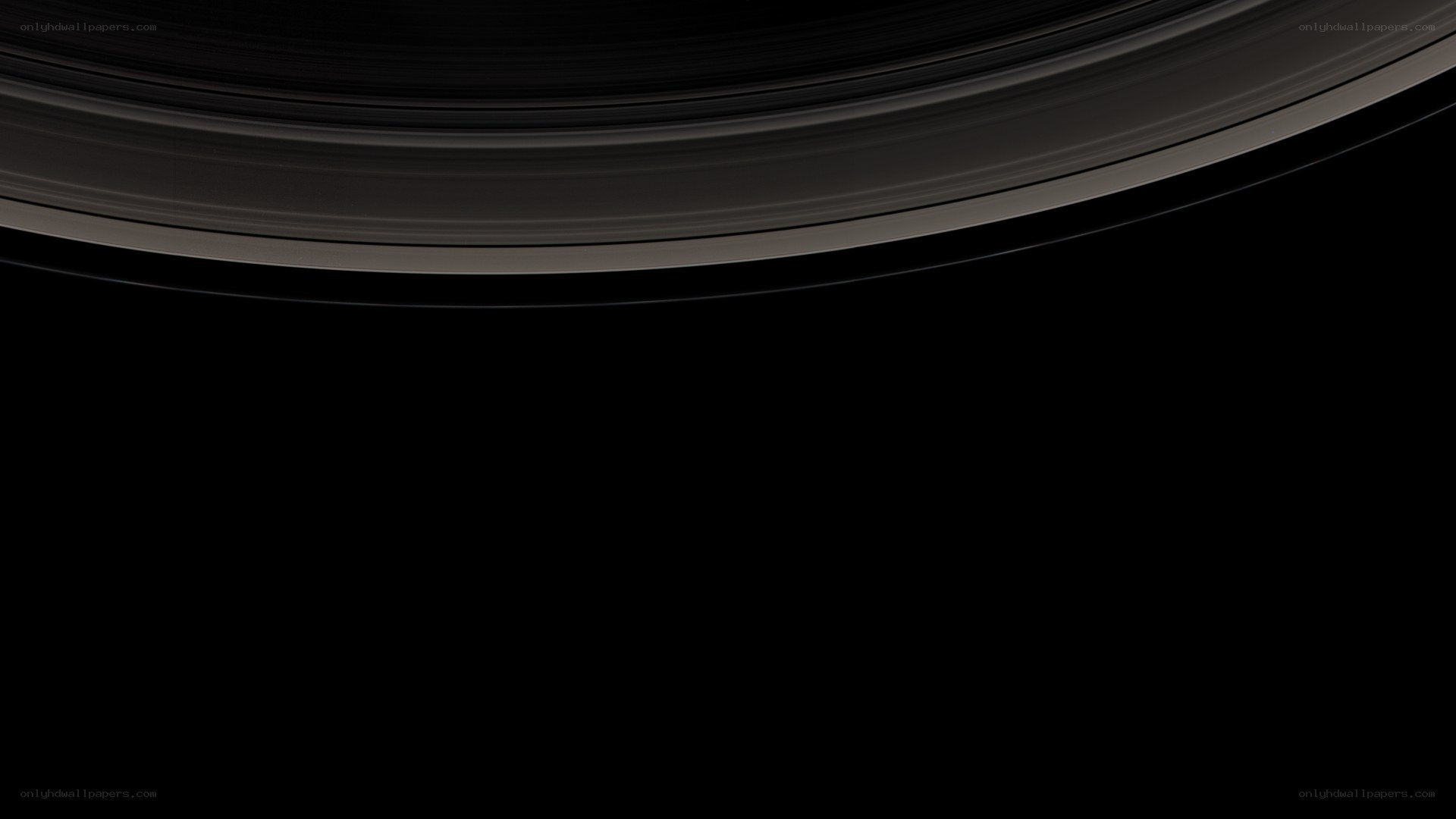 Saturn's rings from space