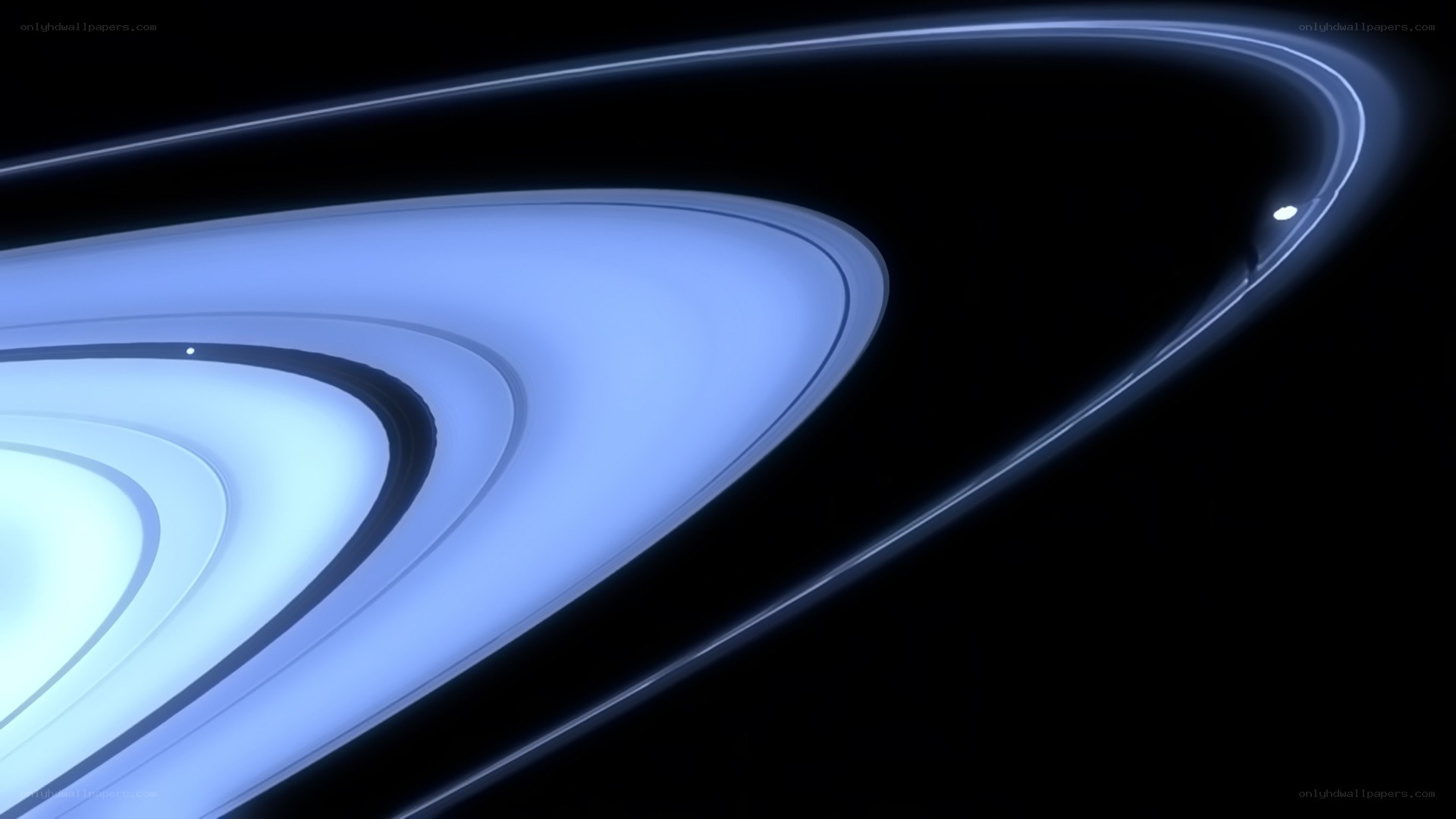 Saturn's rings from space